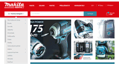 Desktop Screenshot of makita-shop.cz